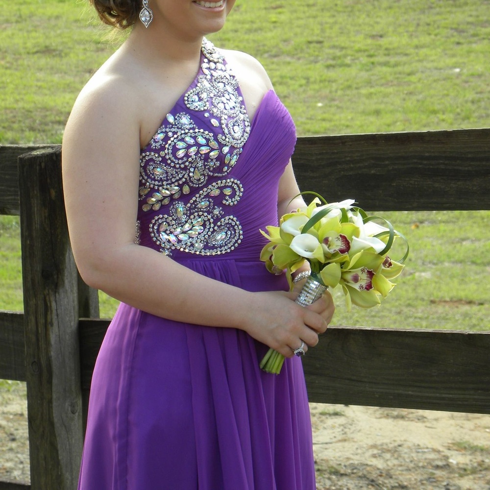 Purple formal dress size 6